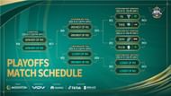 The complete schedule for the Playoffs (Image via Moonton Games)